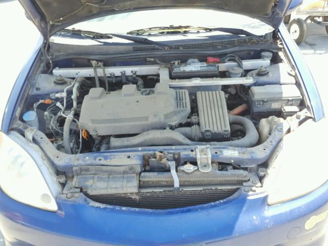 JHMZE13531T000658 - 2001 HONDA INSIGHT BLUE photo 7