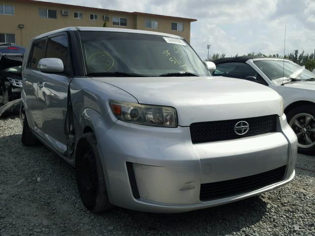 JTLKE50E891078573 - 2009 TOYOTA SCION XB SILVER photo 1