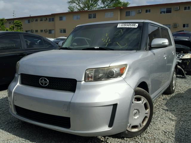 JTLKE50E891078573 - 2009 TOYOTA SCION XB SILVER photo 2