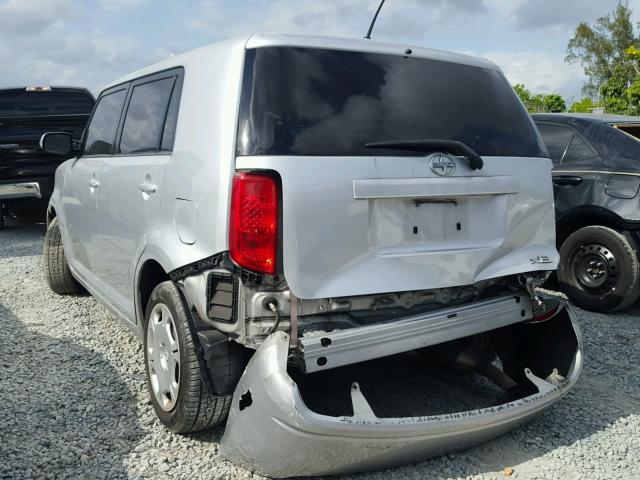 JTLKE50E891078573 - 2009 TOYOTA SCION XB SILVER photo 3