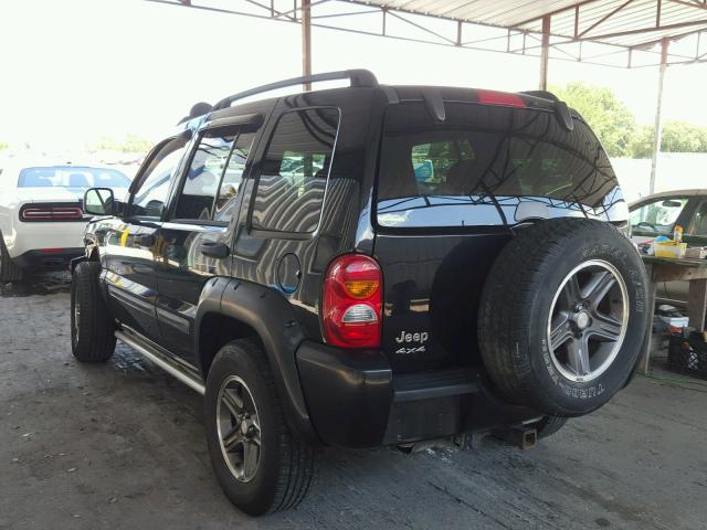 1J4GL38K34W119896 - 2004 JEEP LIBERTY RE BLACK photo 3
