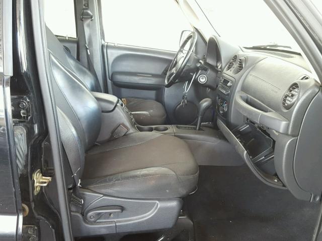 1J4GL38K34W119896 - 2004 JEEP LIBERTY RE BLACK photo 5