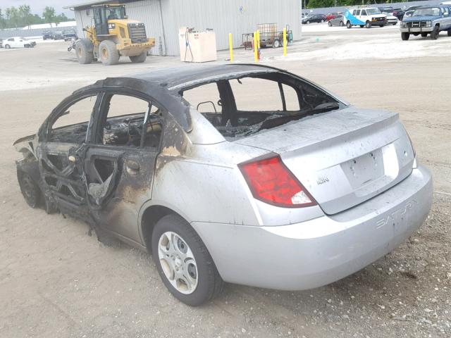 1G8AJ52FX4Z122084 - 2004 SATURN ION LEVEL SILVER photo 3