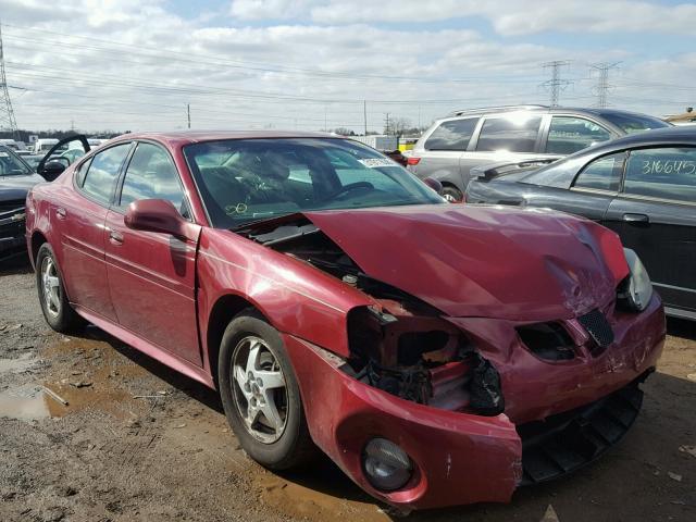 2G2WP522641292723 - 2004 PONTIAC GRAND PRIX წითელი ფოტო 1