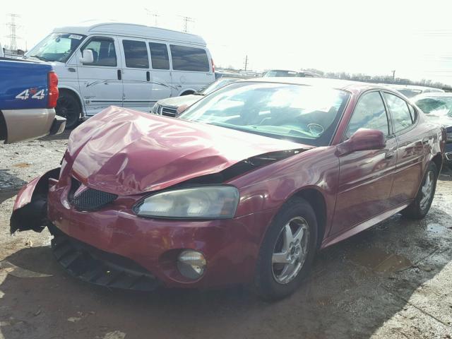 2G2WP522641292723 - 2004 PONTIAC GRAND PRIX წითელი ფოტო 2