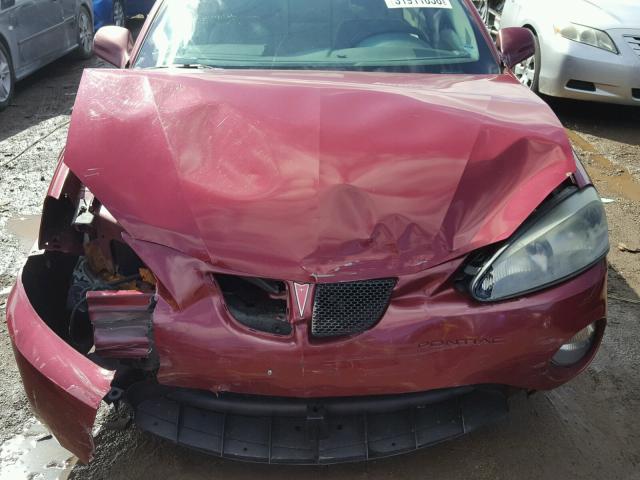 2G2WP522641292723 - 2004 PONTIAC GRAND PRIX წითელი ფოტო 7