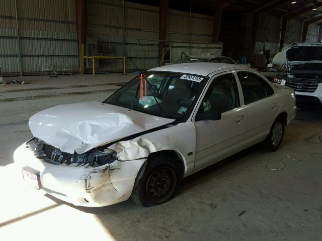 1FAFP66L5YK134230 - 2000 FORD CONTOUR SE WHITE photo 2