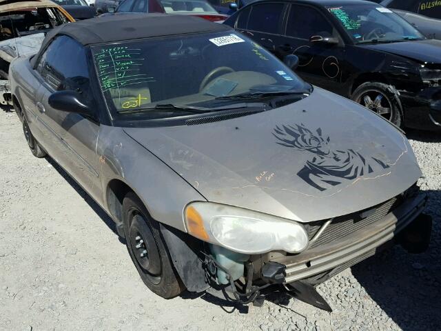 1C3EL45R24N244547 - 2004 CHRYSLER SEBRING LX GOLD photo 1