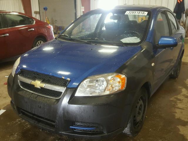 KL1TD56688B061680 - 2008 CHEVROLET AVEO BASE Mavi foto 2