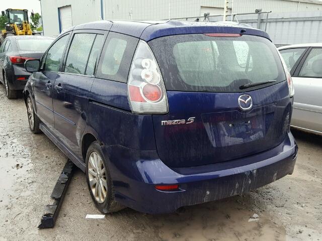 JM1CR193870134951 - 2007 MAZDA 5 BLUE photo 3