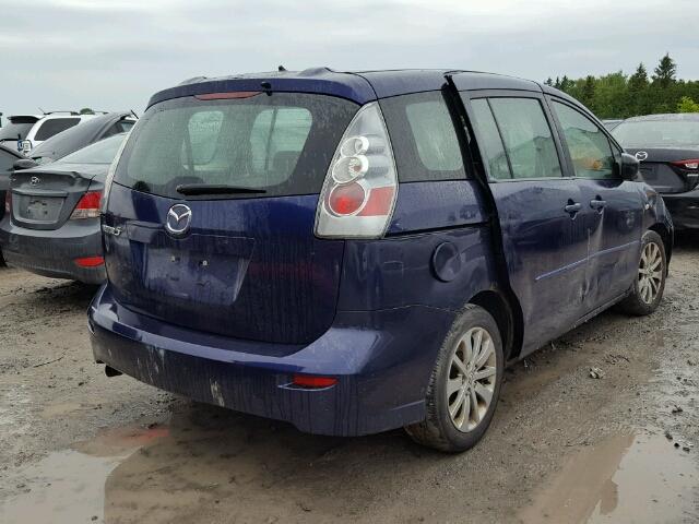 JM1CR193870134951 - 2007 MAZDA 5 BLUE photo 4