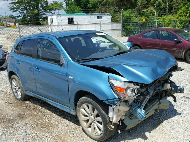 JA4AR4AU1BZ006577 - 2011 MITSUBISHI OUTLANDER BLUE photo 1