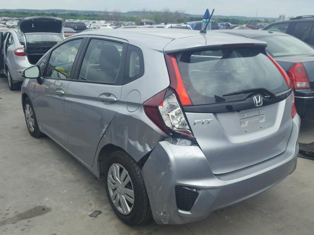 3HGGK5H5XHM708658 - 2017 HONDA FIT LX SILVER photo 3