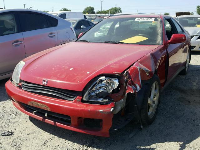 JHMBB6148VC013154 - 1997 HONDA PRELUDE RED photo 2