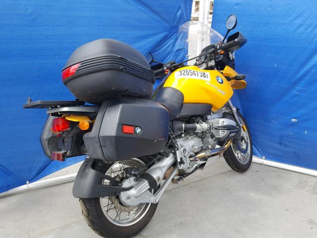 WB10495A61ZE52056 - 2001 BMW R1150 GS YELLOW photo 4