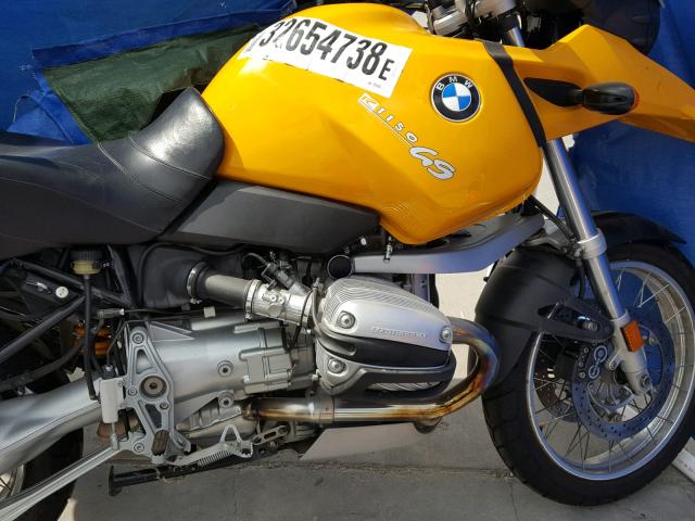 WB10495A61ZE52056 - 2001 BMW R1150 GS YELLOW photo 7