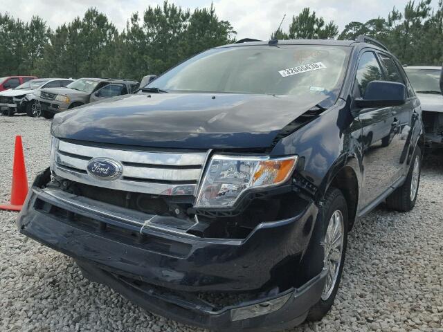 2FMDK3JCXABA73734 - 2010 FORD EDGE SEL BLACK photo 2