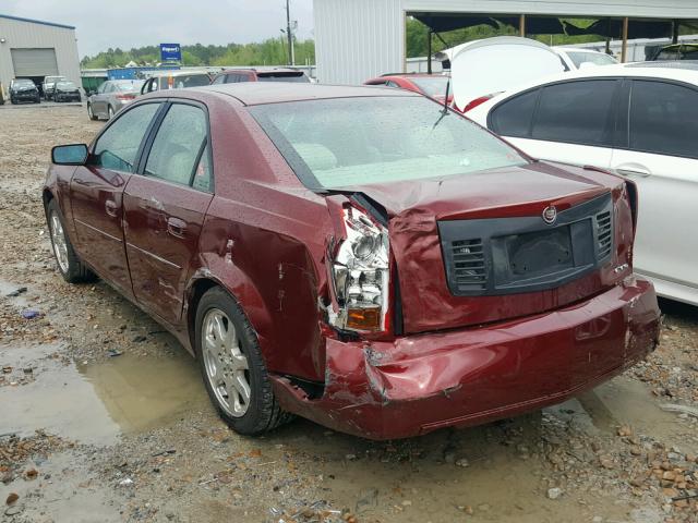 1G6DM57N530117584 - 2003 CADILLAC CTS RED photo 3