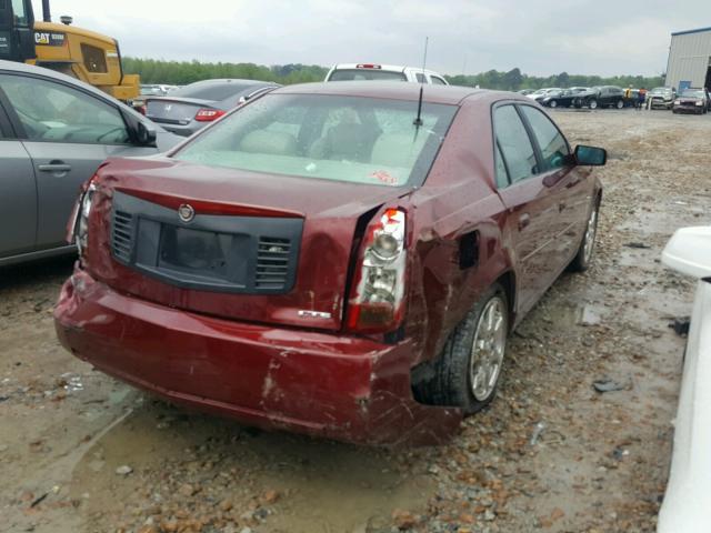 1G6DM57N530117584 - 2003 CADILLAC CTS RED photo 4