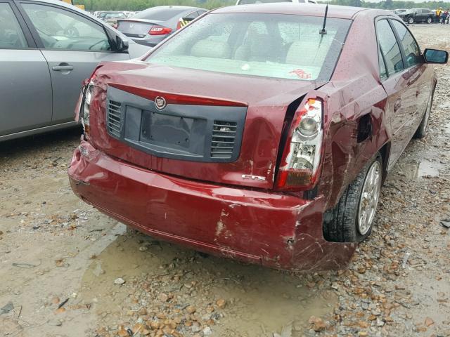 1G6DM57N530117584 - 2003 CADILLAC CTS RED photo 9