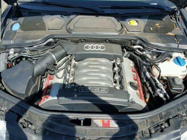 WAUML44E35N006209 - 2005 AUDI A8 L QUATT BLUE photo 7