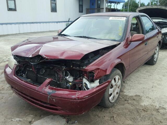 4T1BG22K3YU978801 - 2000 TOYOTA CAMRY CE MAROON photo 2