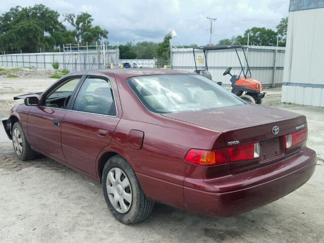 4T1BG22K3YU978801 - 2000 TOYOTA CAMRY CE MAROON photo 3