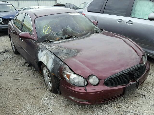 2G4WC582871190242 - 2007 BUICK LACROSSE C MAROON photo 1