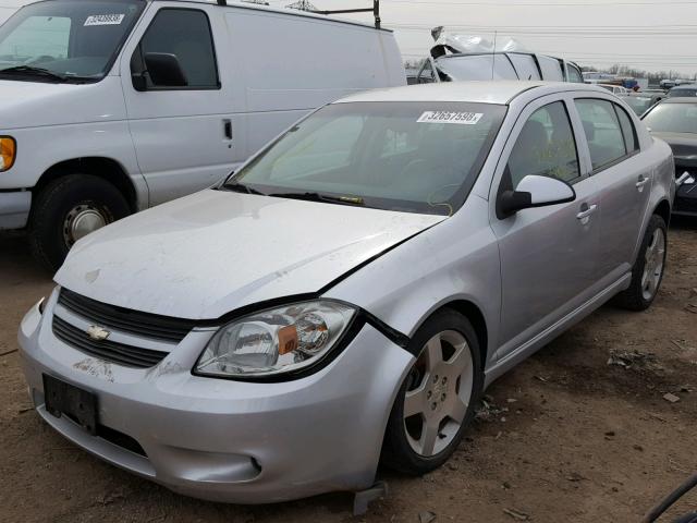 1G1AF5F55A7199924 - 2010 CHEVROLET COBALT 2LT SILVER photo 2