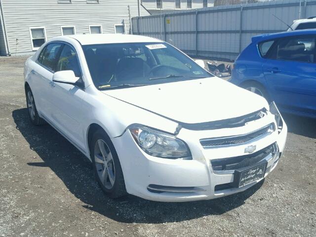 1G1ZC5E00CF196648 - 2012 CHEVROLET MALIBU 1LT WHITE photo 1