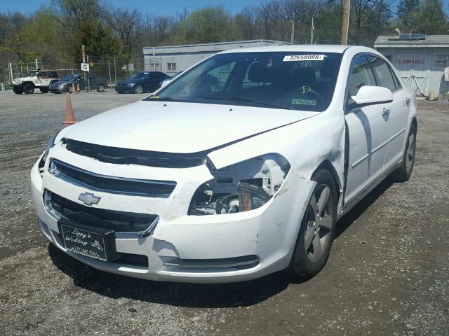 1G1ZC5E00CF196648 - 2012 CHEVROLET MALIBU 1LT WHITE photo 2