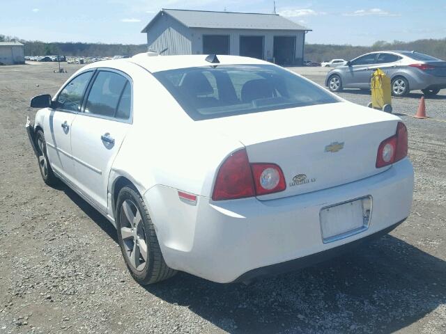 1G1ZC5E00CF196648 - 2012 CHEVROLET MALIBU 1LT WHITE photo 3