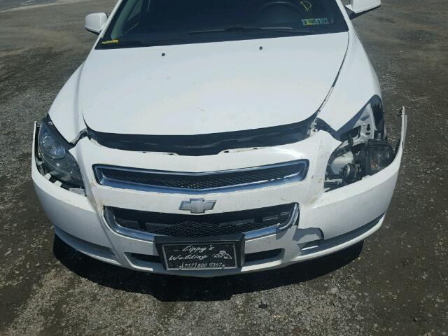 1G1ZC5E00CF196648 - 2012 CHEVROLET MALIBU 1LT WHITE photo 9