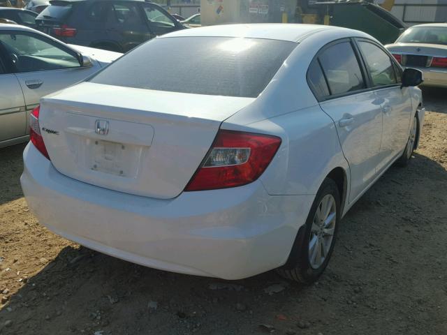 2HGFB2F94CH529698 - 2012 HONDA CIVIC EXL WHITE photo 4