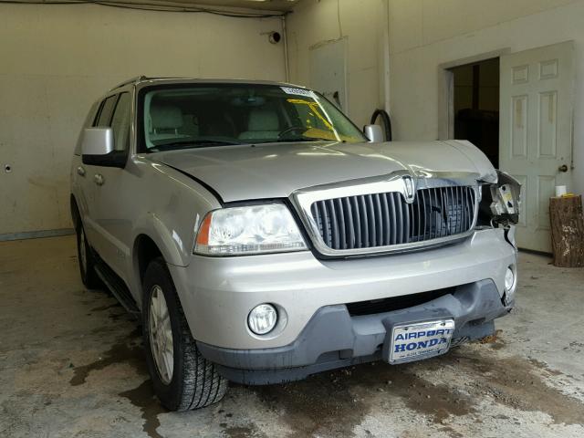 5LMEU88H44ZJ27864 - 2004 LINCOLN AVIATOR SILVER photo 1