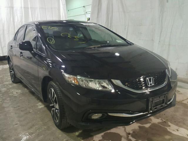 2HGFB2F94DH502700 - 2013 HONDA CIVIC EXL BLACK photo 1