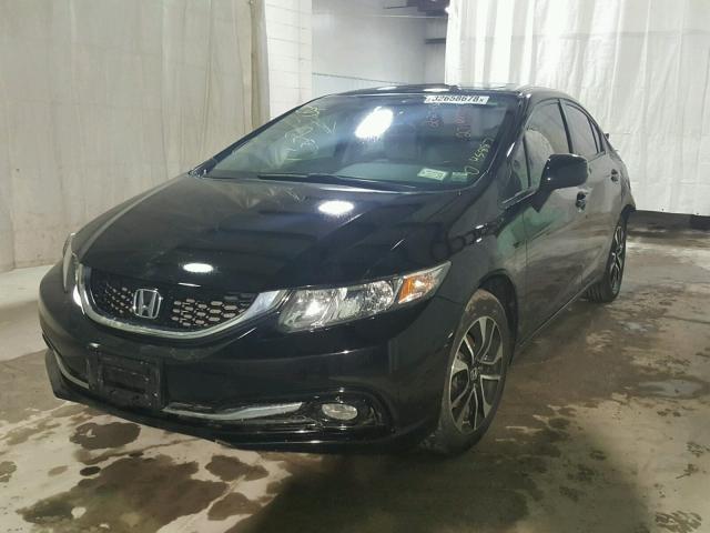 2HGFB2F94DH502700 - 2013 HONDA CIVIC EXL BLACK photo 2