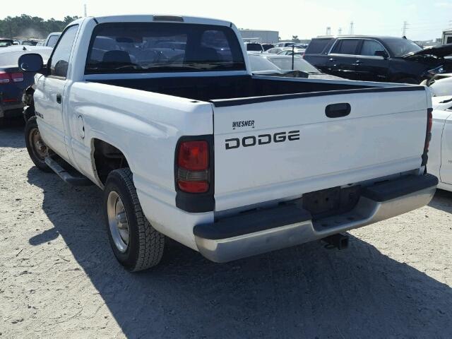 1B7HC16X1XS230276 - 1999 DODGE RAM 1500 WHITE photo 3