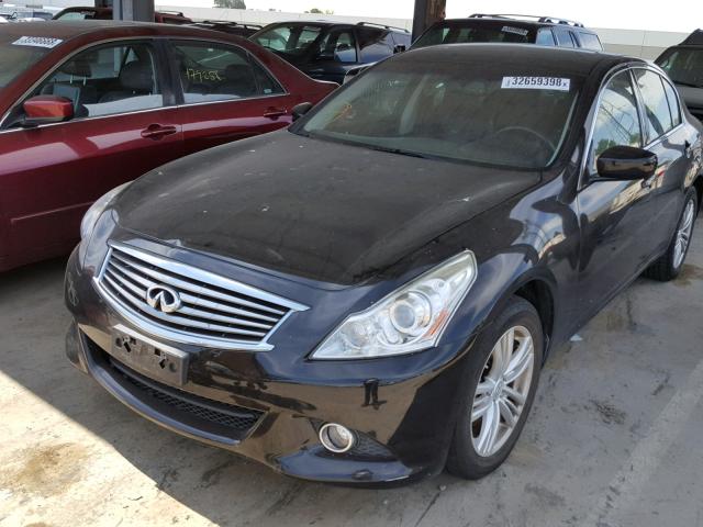 JN1DV6AR7BM451945 - 2011 INFINITI G25 BLACK photo 2