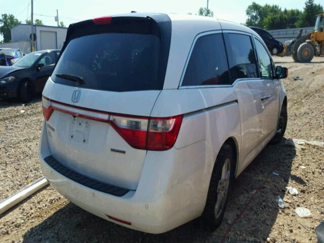 5FNRL5H94CB106634 - 2012 HONDA ODYSSEY TO WHITE photo 4