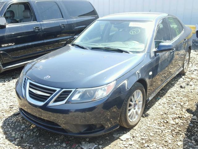 YS3FB49Y681106925 - 2008 SAAB 9-3 2.0T BLUE photo 2