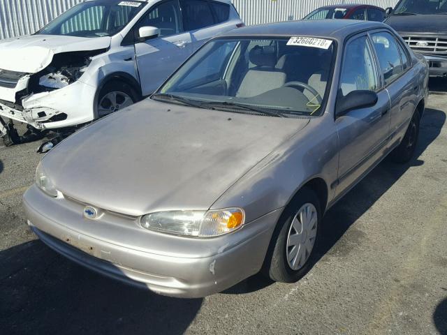 1Y1SK528X1Z409697 - 2001 CHEVROLET GEO PRIZM 米色 照片 2