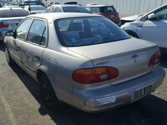 1Y1SK528X1Z409697 - 2001 CHEVROLET GEO PRIZM 米色 照片 3