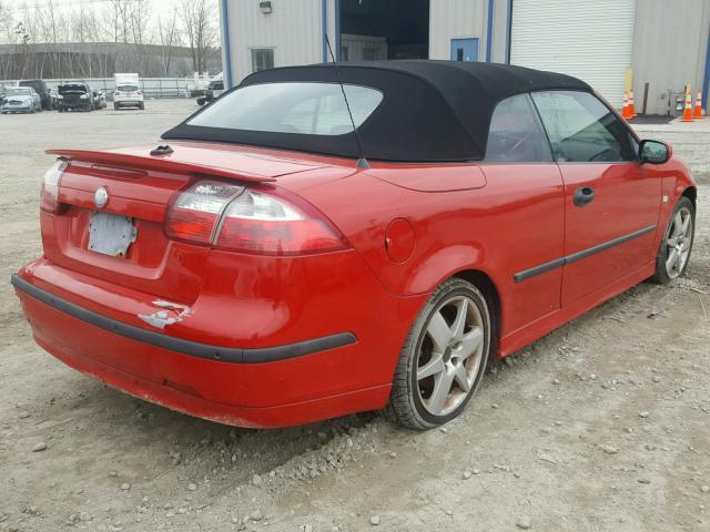 YS3FD79Y046005937 - 2004 SAAB 9-3 ARC RED photo 4