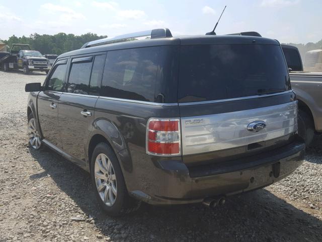 2FMGK5DC7BBD22092 - 2011 FORD FLEX LIMIT BROWN photo 3