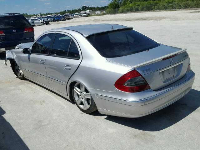 WDBUF70J53A203304 - 2003 MERCEDES-BENZ E 500 SILVER photo 3