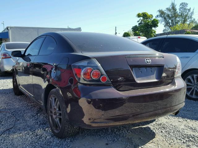 JTKDE3B78A0308364 - 2010 TOYOTA SCION TC 栗色 照片 3