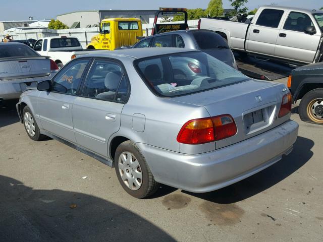 2HGEJ6617XH513243 - 1999 HONDA CIVIC BASE SILVER photo 3