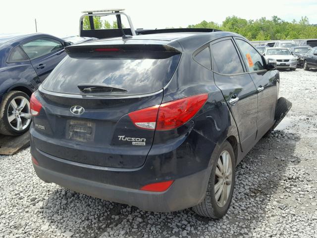 KM8JU3AC0DU712327 - 2013 HYUNDAI TUCSON GLS BLACK photo 4