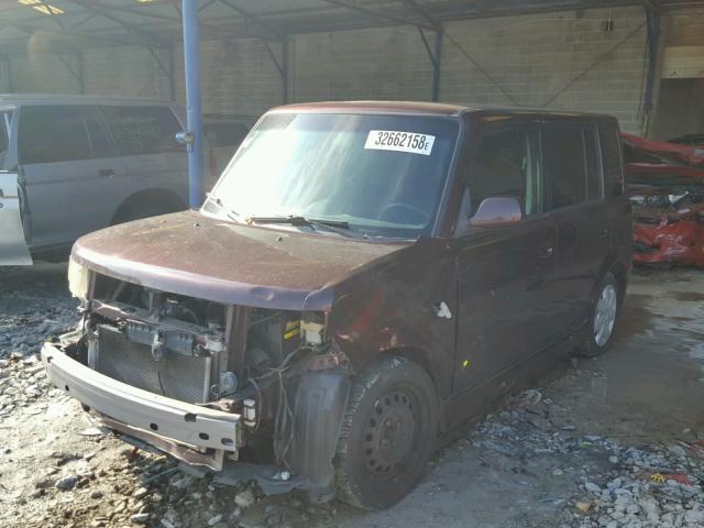 JTLKT324550202572 - 2005 TOYOTA SCION XB PURPLE photo 2